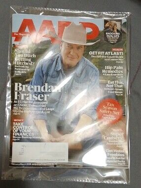 AARP The Magazine Featuring Brendan Fraser
